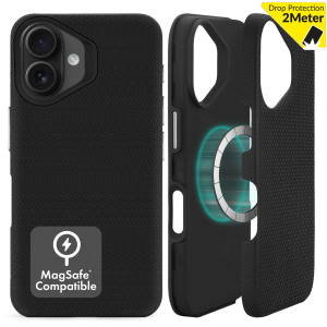 My Style Magsafe Tough Case For Apple Iphone 16 Black