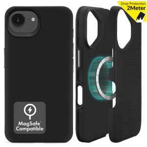 My Style Magsafe Tough Case For Apple Iphone 16E Black