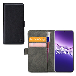 Mobilize Classic Gelly Wallet Book Case Oppo A5 Pro 5G Black
