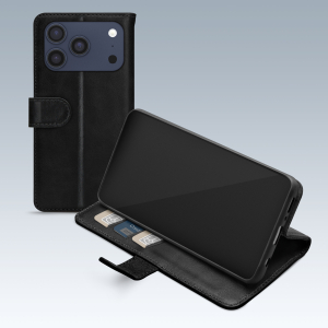 Mobilize Premium Gelly Wallet Book Case Apple Iphone 17 Pro Black