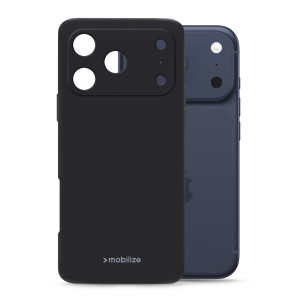 Mobilize Rubber Gelly Case Apple Iphone 17 Pro Matt Black