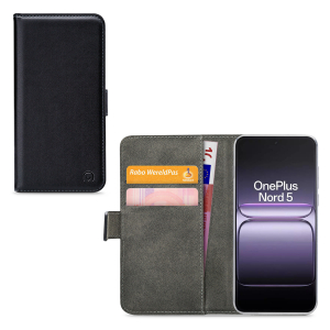 Mobilize Classic Gelly Wallet Book Case Oneplus Nord 5 Black
