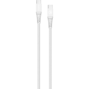 Mobilize Strong Nylon Cable Usb-C To Usb-C 2M. 100W White