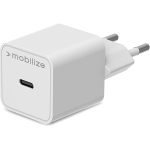 Mobilize Wall Charger Usb-C Gan 30W With Pd/Pps White