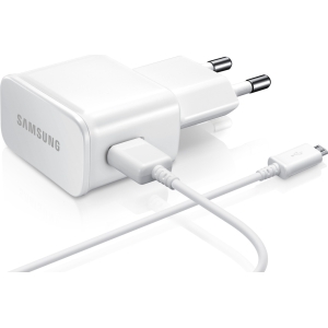 Samsung Eta-U90Ewe Samsung Travel Charger Incl. Micro Usb Cable 2.0A White Bulk