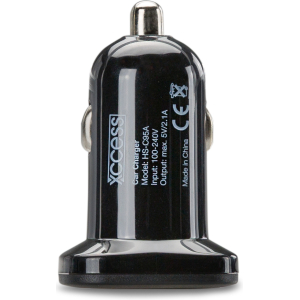Xccess Car Charger Single Usb 2.1A Black