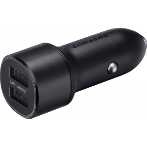 Samsung Ep-L1100Wbegeu Samsung Fast Charge Duo Car Charger 15W Black Bulk