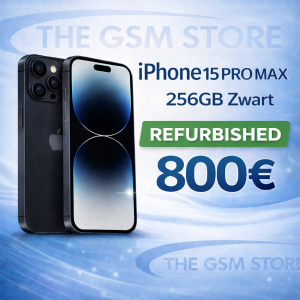 iPhone 15 PRO MAX 256GB Zwart
